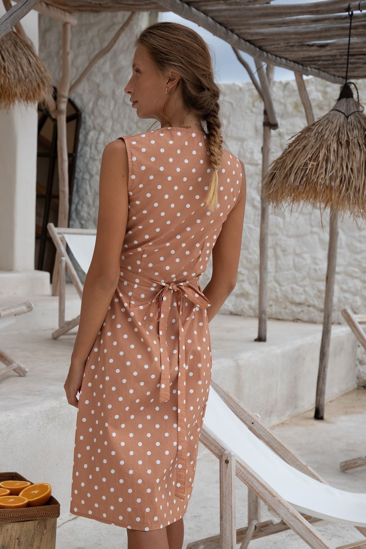Lola Midi Wrap Dress | Coco Dot