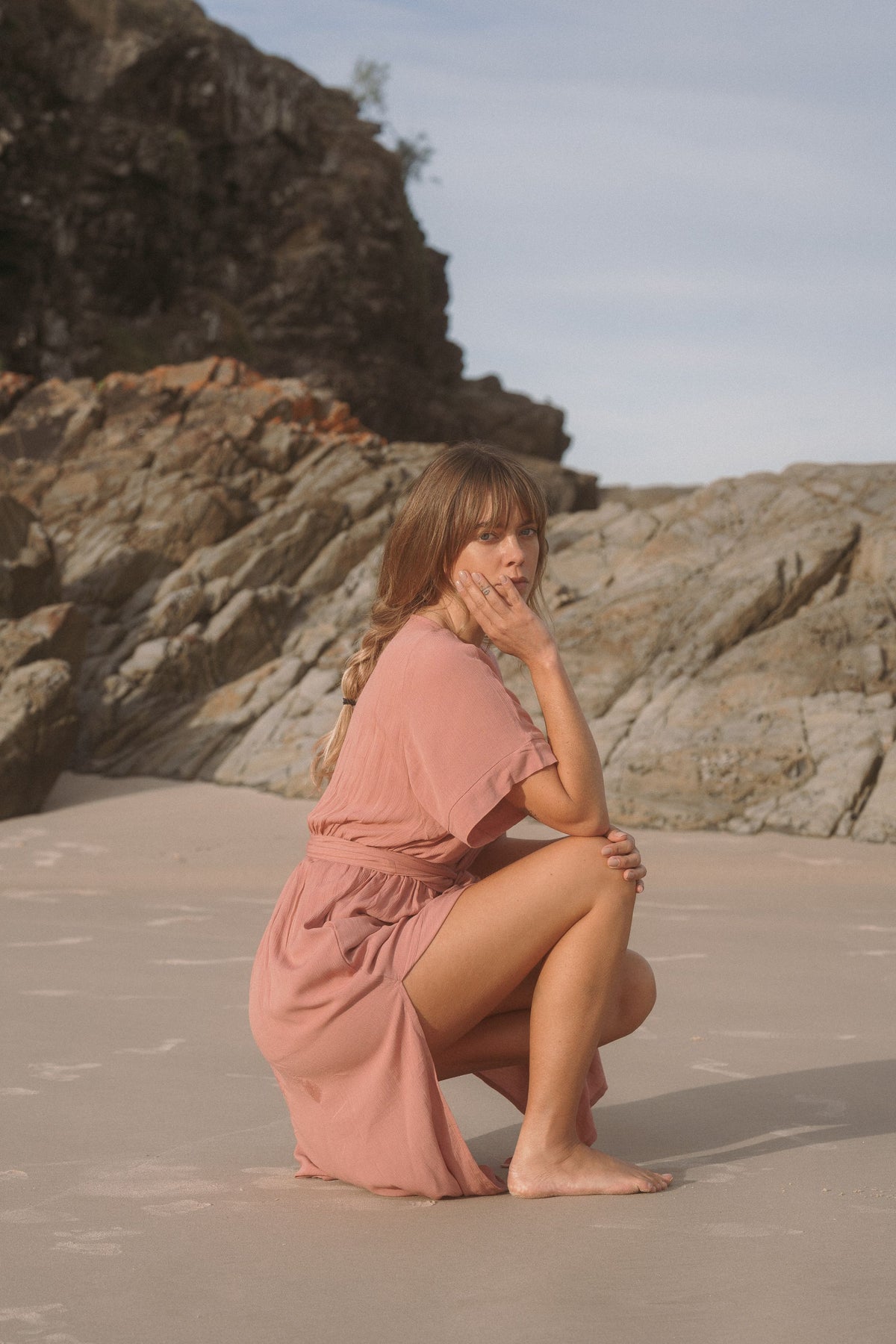 Melody Maxi Dress | Rose Gold