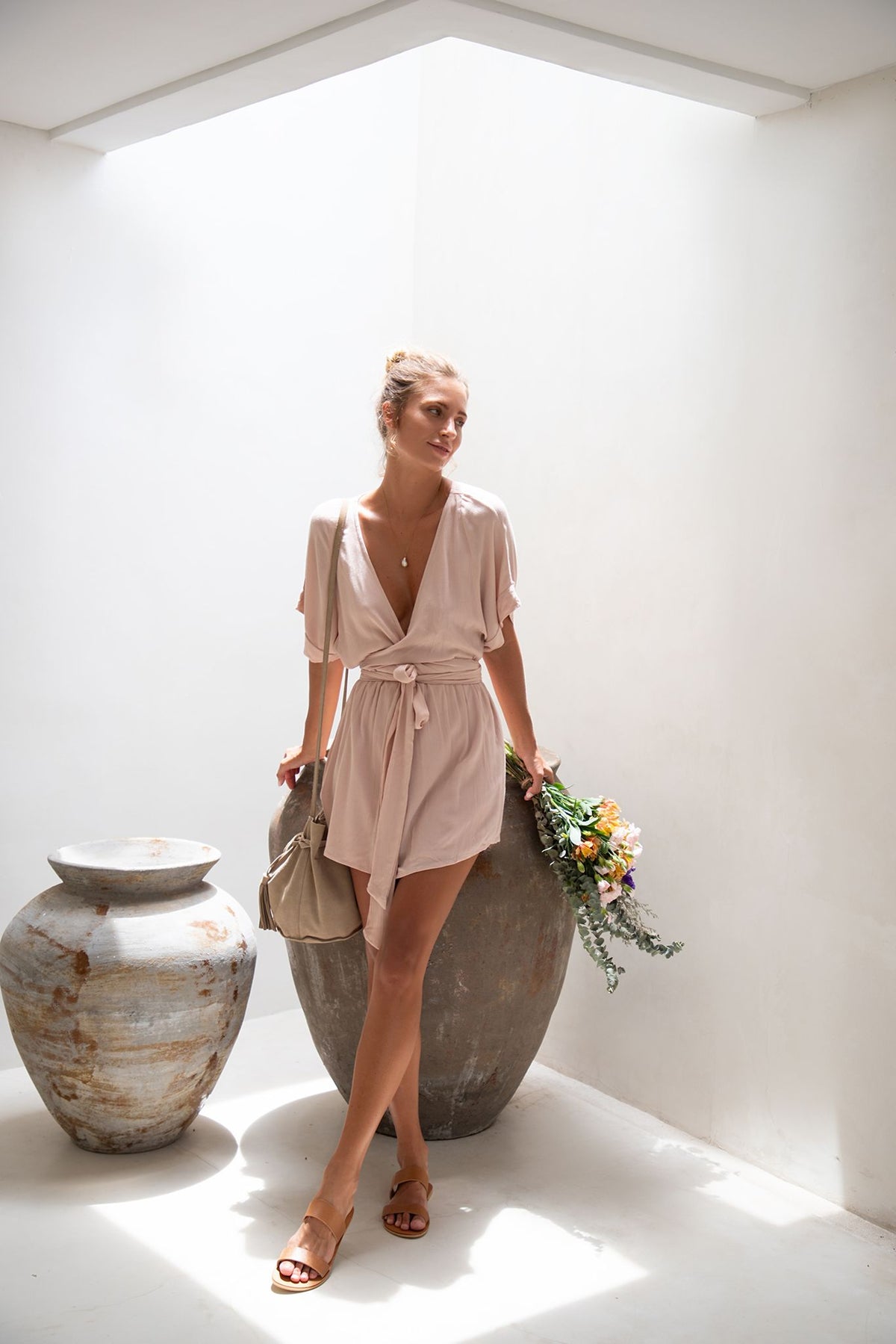 Melody Mini Dress | Blush