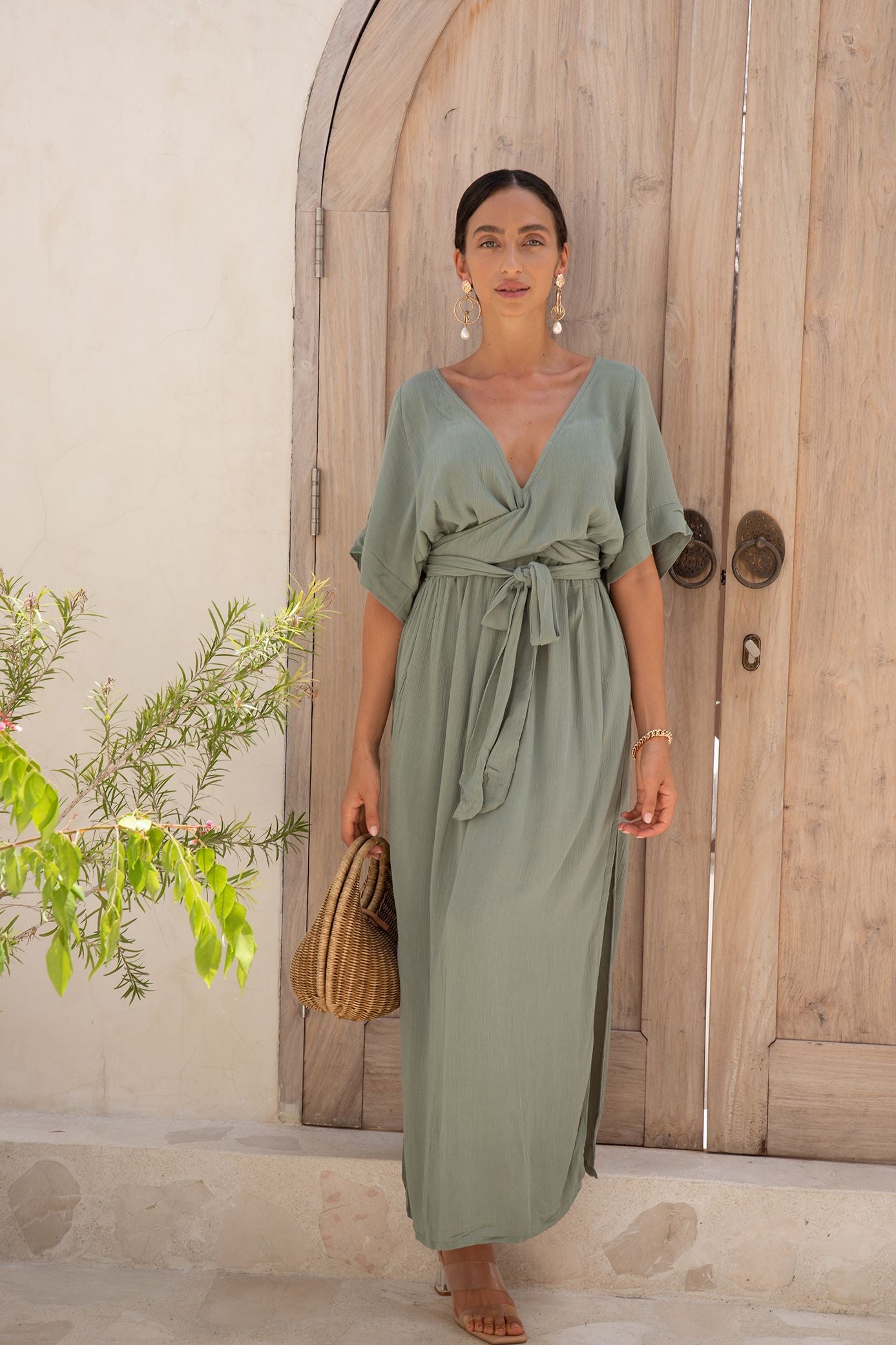Olive Green Bridesmaid Dress | Melody Maxi Dress HAZEL & FOLK Olive Green Bridesmaid Dress | Melody Maxi Dress HAZEL & FOLK