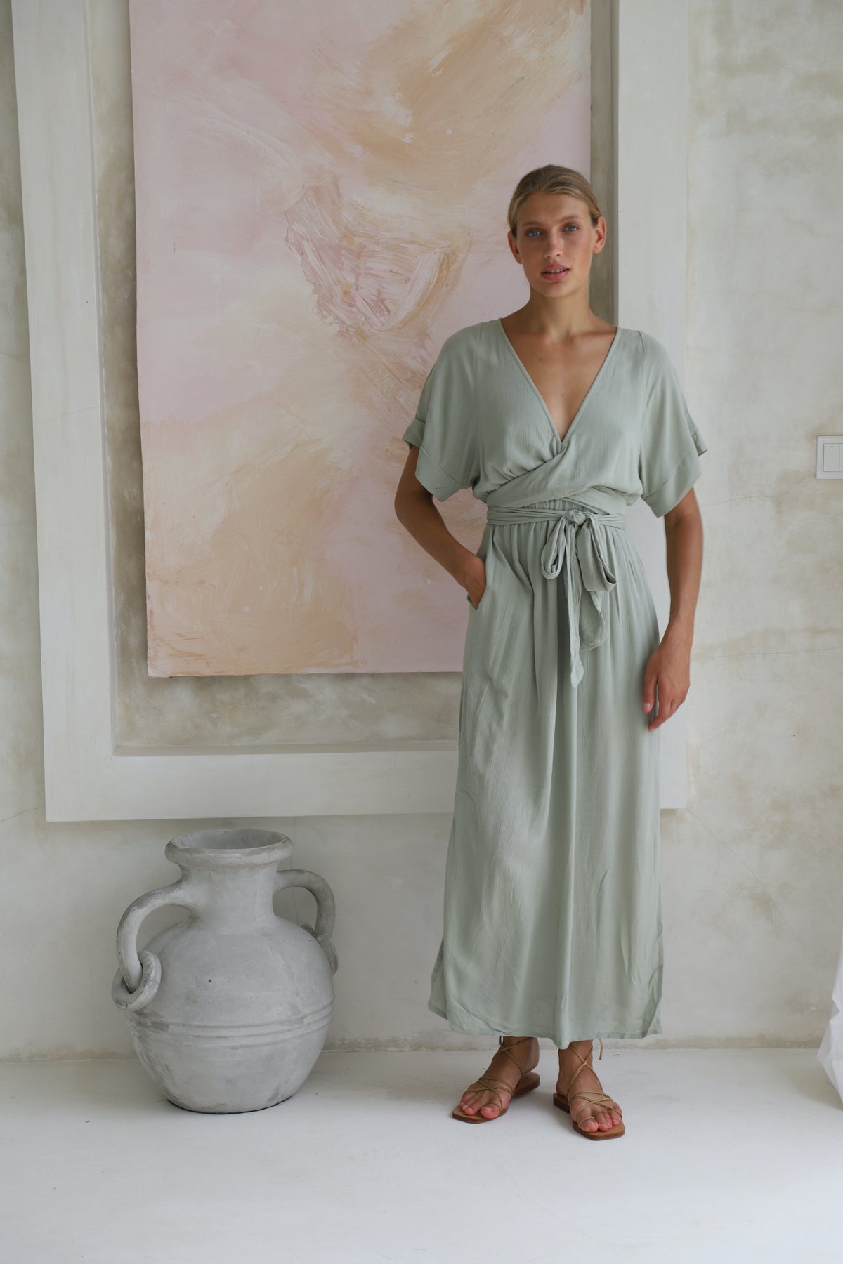 Melody Maxi Dress | Sage Green