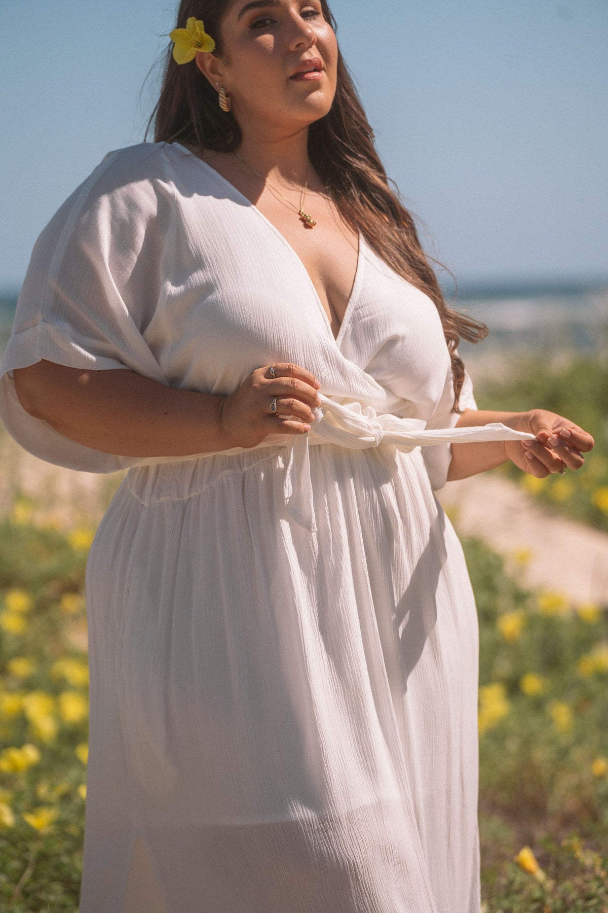 Melody Maxi Dress | White